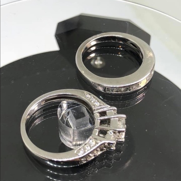 Diamonds 14k gold ring&ban great deal worth $5000 - Picture 7 of 8